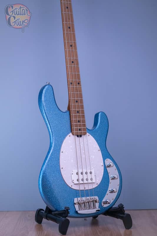 Sterling by Music Man Stingray Ray34 Blue Sparkle image 1