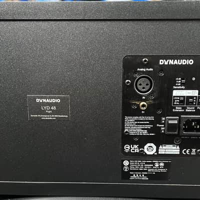 Dynaudio LYD 48 3-Way Active Studio Monitor Pair - Black image 2