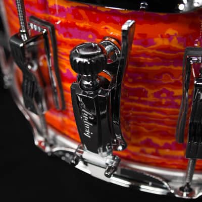 Ludwig 14" x 6.5" Classic Maple Snare Drum, Mod Orange image 3