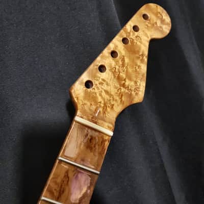 Master Grade Roasted Birdseye maple one piece Strat neck image 1