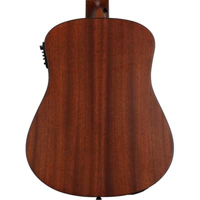 Luna Safari Tribal Travel Acoustic-Electric Guitar, Left-Handed (with Gig Bag) image 7