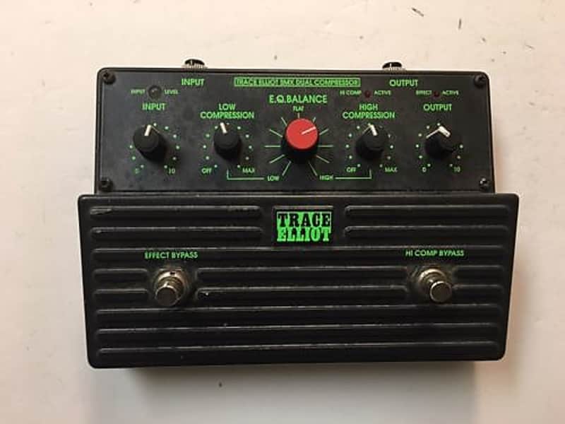 Trace Elliot SMX Dual Compressor EQ 18v Rare Vintage Guitar Bass