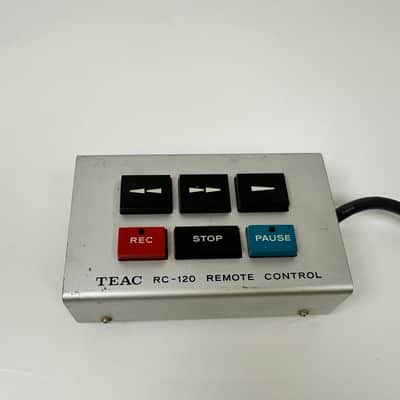 Vintage TEAC RC-120 Remote Control for Reel-to-Reel Tape Recorder A-3300 Series