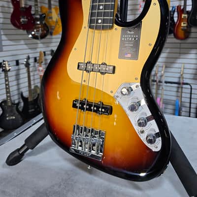 Fender American Ultra II Jazz Bass - Ultraburst, Ebony Fingerboard w/OHSC & PLEK*D #660 image 2