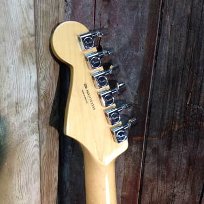 Fender Stratocaster Electric Guitar With Humbuckers Cherry Red image 4