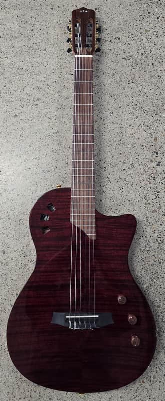 Cordoba Limited Edition Stage Nylon-string Acoustic-electric Guitar Garnet w/Padded Gig Bag image 1