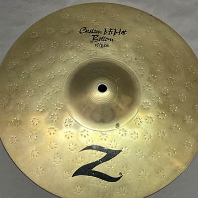 VIDEO- Zildjian 13” HiHat Set- Z Custom Bottom 1110g ( Top) Dyno Beat 1574g (Bottom) image 2