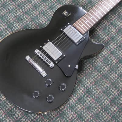 1985 Gibson Les Paul Studio Black/Ebony! Shaw Humbuckers! w/hardshell case image 2