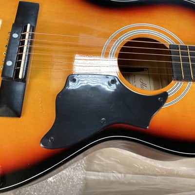 Harmony H0401P: 1980s Vintage Acoustic Parlor Guitar; Blues & Folk Tone image 9