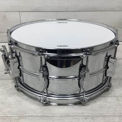 Ludwig Supraphonic 6.5 X 14 Chrome Over Brass Snare Drum image 4