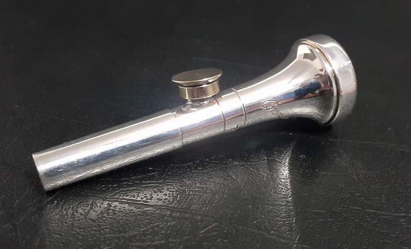 C.G. Conn Rare Vintage Conn Constellation 7C-W Trumpet Mouthpiece w/ Electronic Pick-up Silver plate image 1