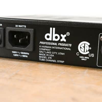dbx 376 Tube Channel Strip with Digital Out CG012D1 image 11