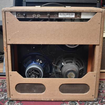 1960 Fender 5G12 Concert 4x10" Combo Amplifier Brownface Pre-CBS image 4