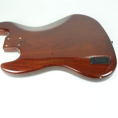 1978 Fender Jazz Bass BODY Burgundy Red Walnut ASH 3-Bolt to 4-Bolt 1970's Vintage image 7