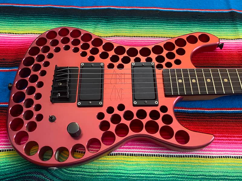 Abel Axe Anodized aluminum electric 1995 - Red anodized image 1