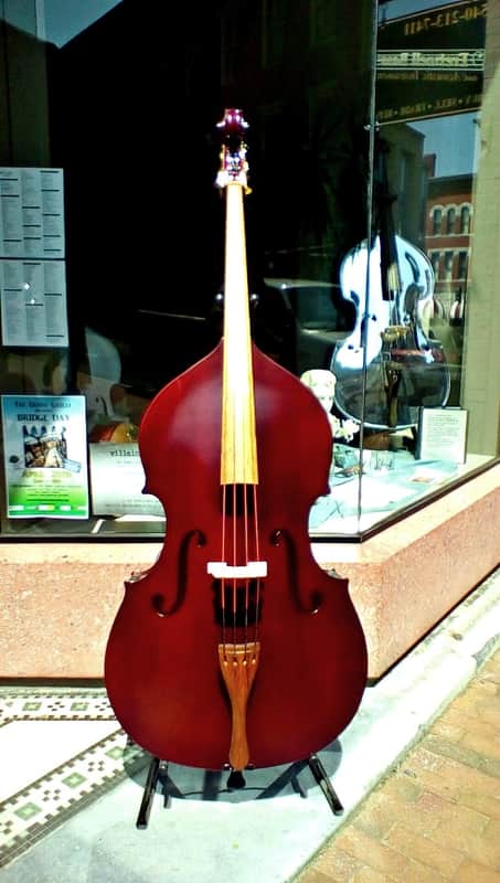 Engelhardt EM1 Left-Handed Brown 3/4 Upright Bass image 1