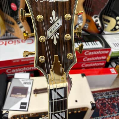 D'Angelico Style B 2025 - Dark iced tea burst image 3