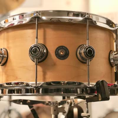 DW Collector's Series "10&6" Maple Snare Drum - 14x7 - Natural Satin (Used) image 6