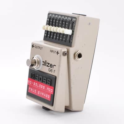 Boss GE-7 Modified True Bypass & Noiseless Equalizer Made In Taiwan 2002 Used From Japan #NQ47944 image 8