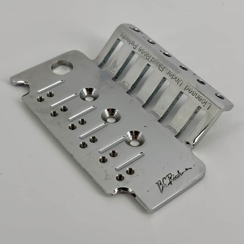 B.C. RICH ★ GOTOH GE1988T Chrome Floyd Rose BASEPLATE [for Vintage 90's Gunslinger, Mockingbird, Warlock with OFFSET Saddles] image 1