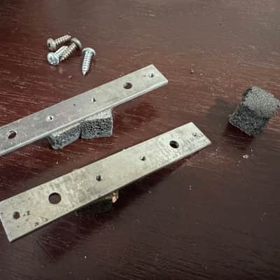 Gibson Vintage Les Paul Deluxe Mini Humbucker P-90 Pickup Brackets 1969 1970 1971 1972 1973 1974 image 3