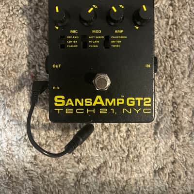 Tech 21 SansAmp GT2 Tube Amp Emulation Pedal | Reverb