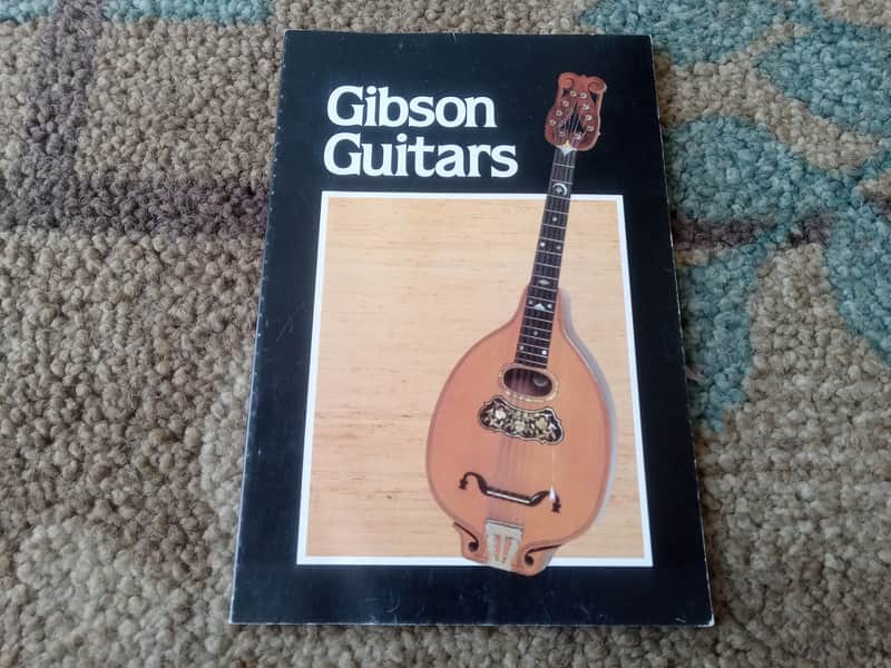 Vintage 1980 Gibson Full-Line, Full Color Catalog! Rare, Original Case Candy! image 1
