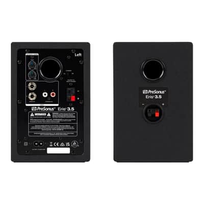 Presonus Eris E3.5 3-Inch Near Field Studio Monitor (Pair) Bundle with Stands image 7