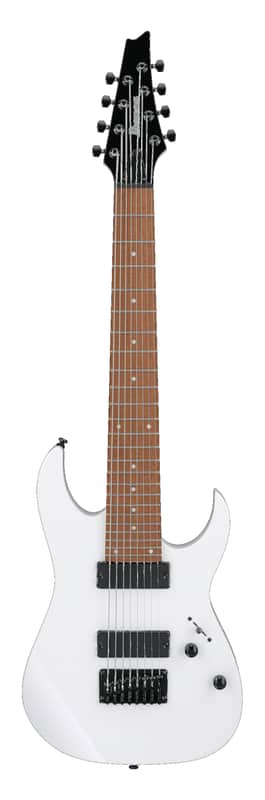 Ibanez Standard Series RG8 8-String Electric Guitar, White image 1
