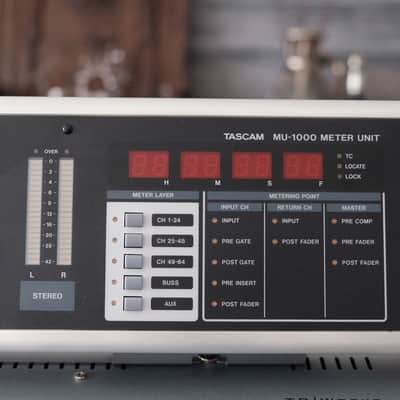 Tascam DM-3200 digital mixer DM-3200/MU-1000 Meter Bridge + IF-FW/DM FireWire Card Included image 20