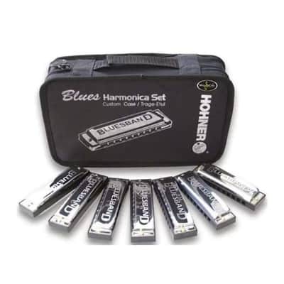 Hohner Bluesband Harmonica 7-Piece Set image 2