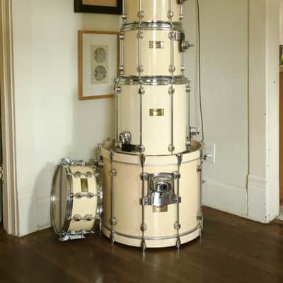 Mapex Orion Series Drum Kit + Pearl Hardware + Zildjian K Custom Cymbals. Early 90’s image 14