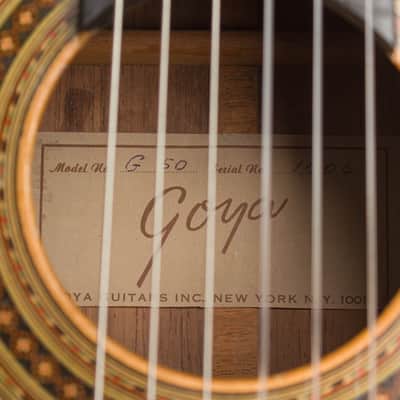 Goya  G-50 Classical Guitar (1966), ser. #1004 image 15