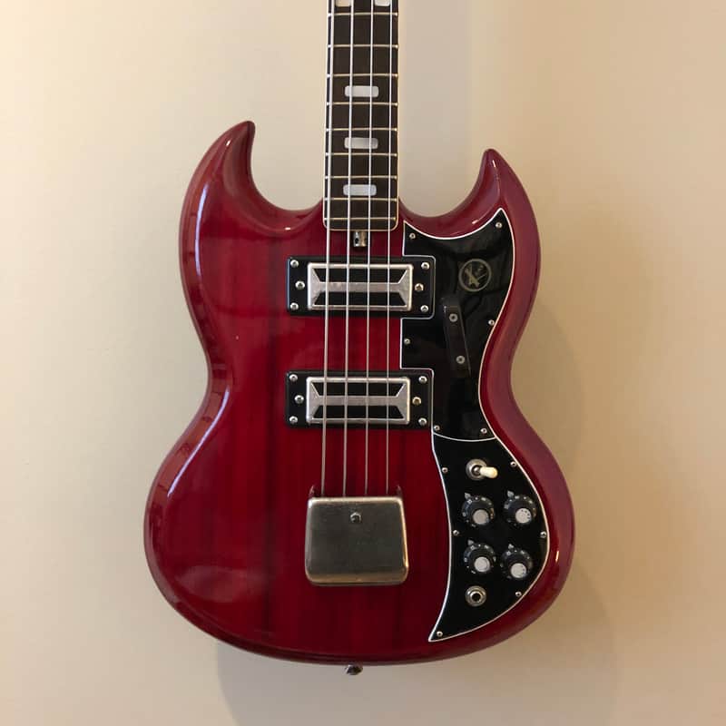 Kay K-2B Bass Cherry 1970s (SG Style Body) image 1