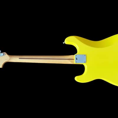 Original 2002 Fender Limited Tom Delonge Stratocaster Graffiti Yellow image 4