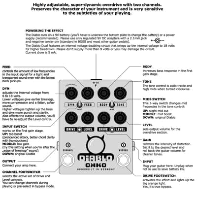 OKKO FX - DIABLO DUAL Overdrive image 2
