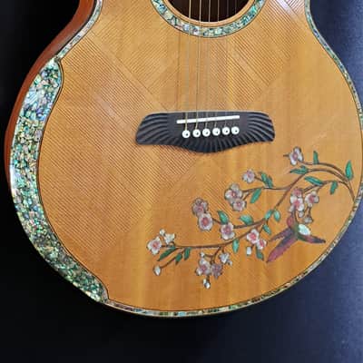 Blueberry NEW IN STOCK Handmade Acoustic Guitar Grand  Concert image 1