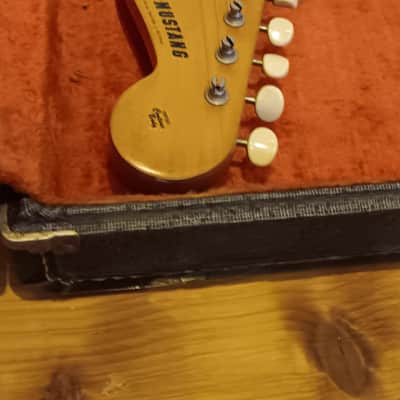 All original vintage 1965 pre-CBS L serial Fender Mustang in gorgeous Daphne blue! image 18