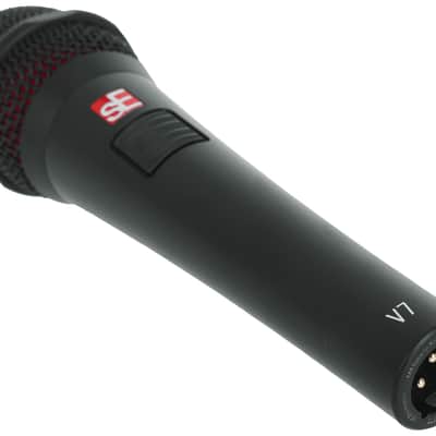 Immagine Se Electronics V7 PTT Handheld Dynamic Microphone w/Push-To-Talk Switch+Clip - 5