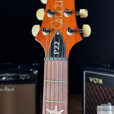 2012 PRS P22 10 Top Black Gold Burst image 12