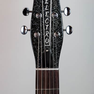 Danelectro '59 Mod New Old Stock Plus Blackout Black Metalflake image 4