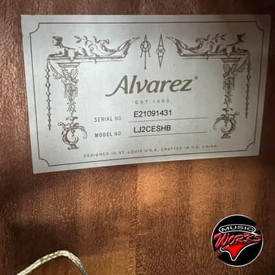 Alvarez   Lj2 Ceshb Travel Mini Jumbo Acoustic Electric image 6