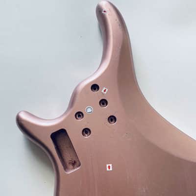 Pink Metallic Finish 5 String Bass Body image 17