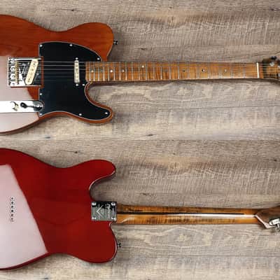 MyDream Partcaster Custom Built - Mocha Ash/Alder Freeway Dreamsongs image 1