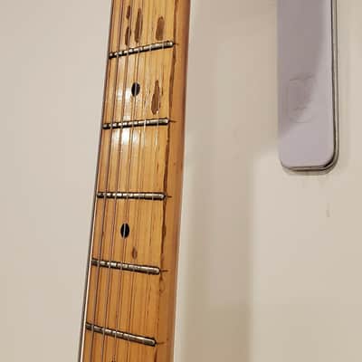Rare Vintage 70's Univox Stratocaster Style MIJ Japan HSS Racing Stripes image 9