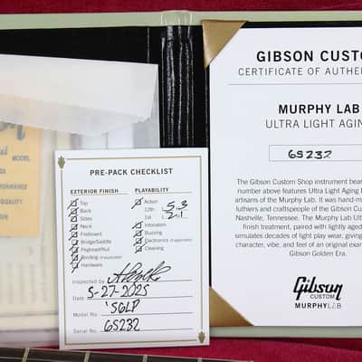 Gibson Custom Shop '56 Les Paul Standard Reissue  - Murphy Lab Light Aged - Blue Sparkle image 11