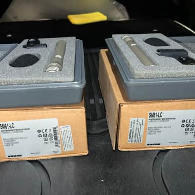 Two (2) Shure SM81-LC - Used in box - Great Condition image 2
