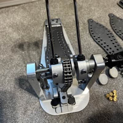 DW DWCPMCD2XF Machined Chain Drive Double Bass Drum Pedal with Extended Footboard & Shortboard image 6
