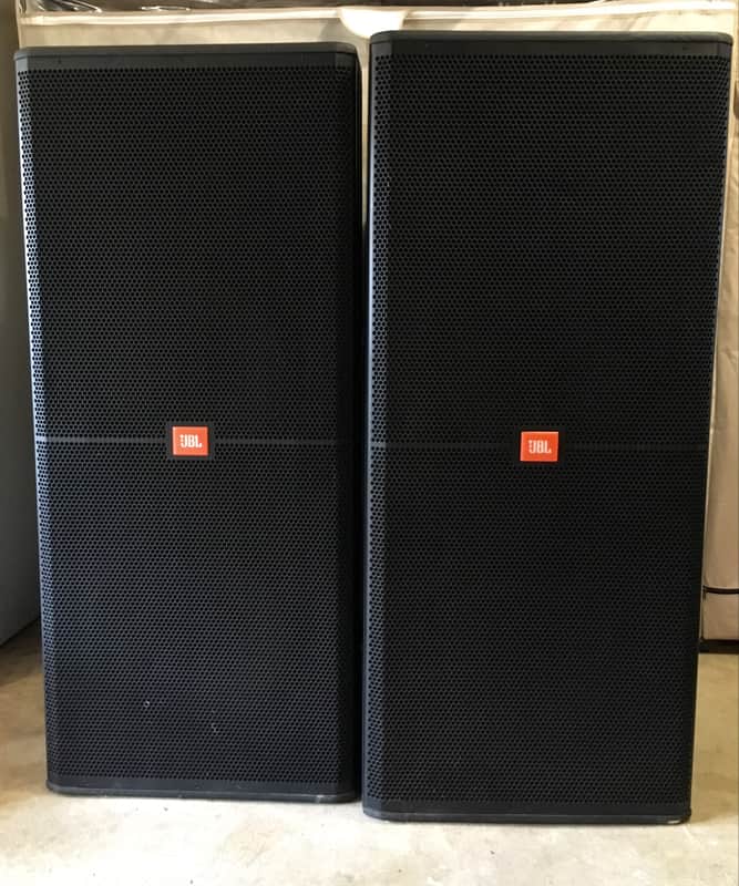 JBL SRX 725 PA Speakers (pair) w/ Covers image 1