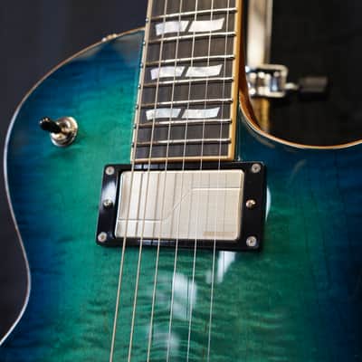ESP USA Eclipse Aqua Marine Sunburst 6-String Electric Guitar w/ Hard Case (2025) image 10
